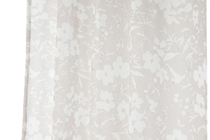 DKD Home Decor Cortina Romantico Beige Poliester 260 x 140 cm (2 Unidades)