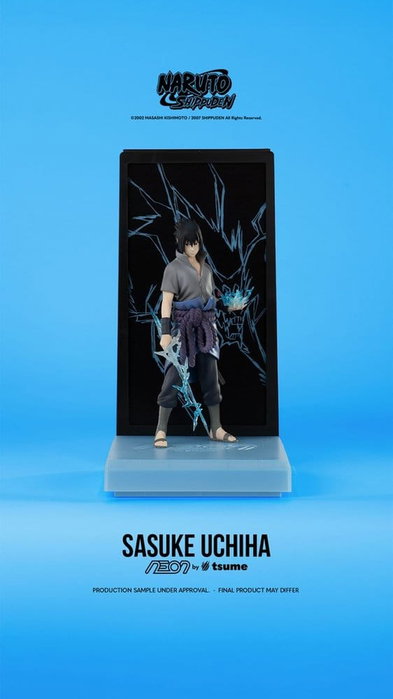 Naruto Neon Figura 1/9 Sasuke Uchiha 25 cm