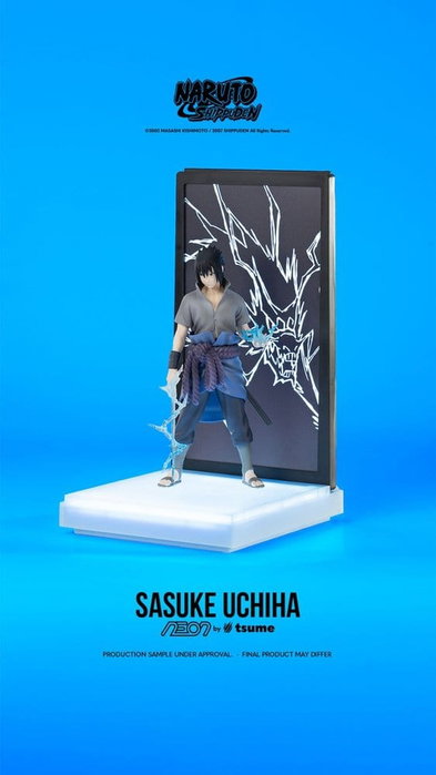 Naruto Neon Figura 1/9 Sasuke Uchiha 25 cm