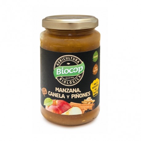 BIOCOP Compota de Manzana Canela y Piñones 280g Bio