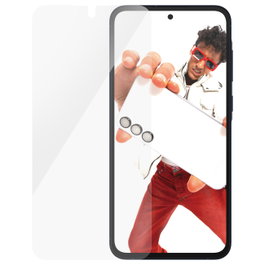 PanzerGlass SAFE. Protector de pantalla Ultra-Wide Fit para Samsung Galaxy A55 5G y A54 5G, Pack de 50 unidades