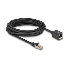 DeLOCK 90318 Cable Prolongador Ethernet Cat6a S/FTP 5m Negro