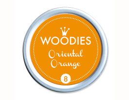 Woodies Almohadilla de tinta Oriental Orange 38x22mm