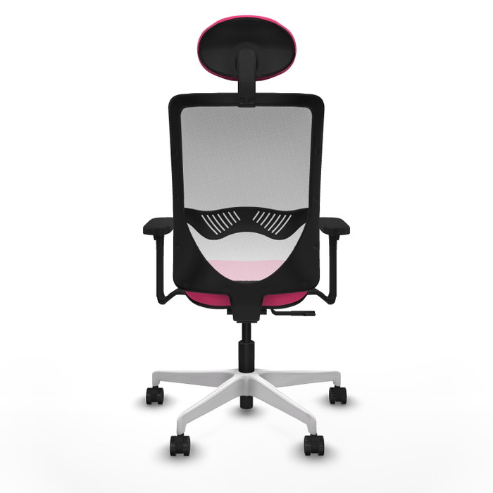 PIQUERAS Y CRESPO Silla de oficina Zulema con Mecanismo Sincro, Rosa y Blanco PIQUERAS Y CRESPO Silla de oficina Zulema con Mecanismo Sincro, Rosa y Blanco