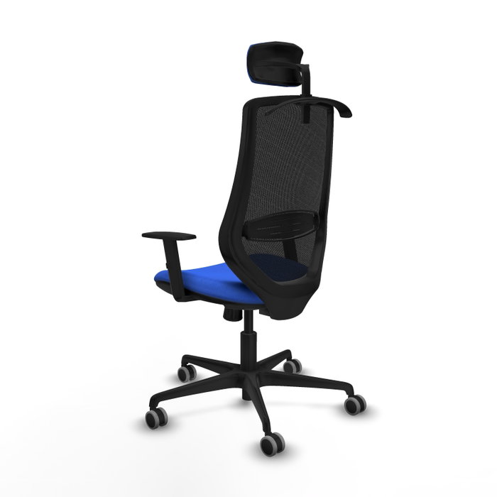 PIQUERAS Y CRESPO Silla de oficina Mardos con mecanismo Sincro, Azul y Negro PIQUERAS Y CRESPO Silla de oficina Mardos con mecanismo Sincro, Azul y Negro