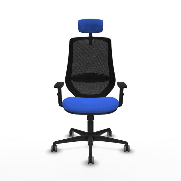 PIQUERAS Y CRESPO Silla de oficina Mardos con mecanismo Sincro, Azul y Negro PIQUERAS Y CRESPO Silla de oficina Mardos con mecanismo Sincro, Azul y Negro