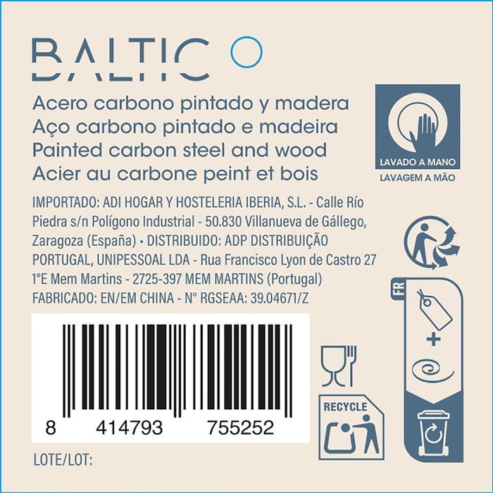 Frutero Acero Pintado Baltic Quid 25 cm