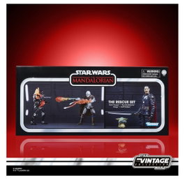 Hasbro Star Wars The Mandalorian: El Rescate Set de Figuras Vintage