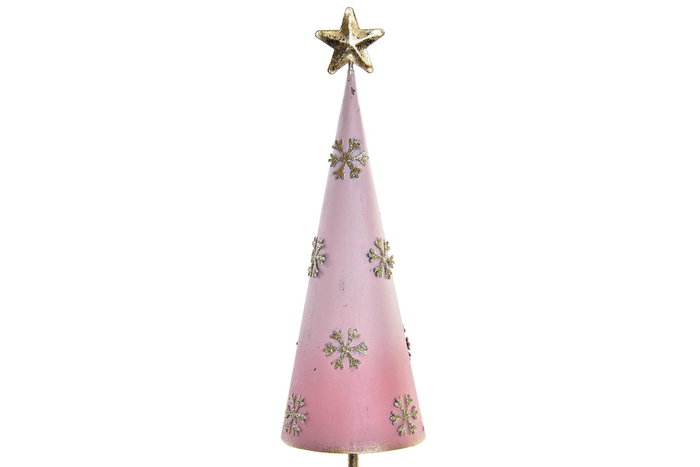 DKD Home Decor Árbol Navidad Fantasia 40 x 14 cm Rosa Palo Dorado Metal Madera (4 Unidades) DKD Home Decor Árbol Navidad Fantasia 40 x 14 cm Rosa Palo Dorado Metal Madera (4 Unidades)