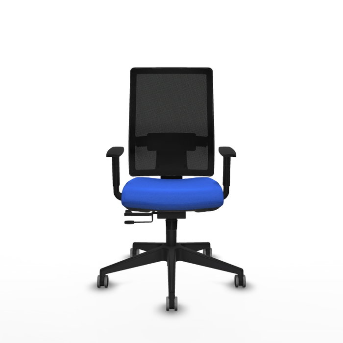 PIQUERAS Y CRESPO Silla de oficina Horna Azul/Negro con Mecanismo Sincro/Traslack