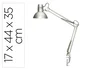 Maul Lámpara de escritorio metal 57W doble brazo plateada