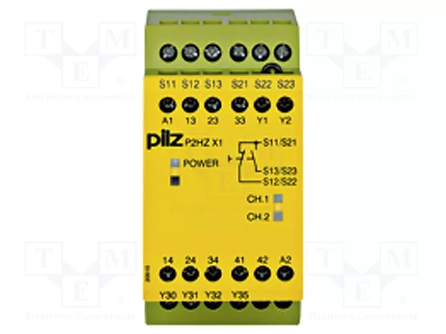 PILZ PNOZ X Módulo de automatización relé de seguridad 24VDC PILZ PNOZ X Módulo de automatización relé de seguridad 24VDC