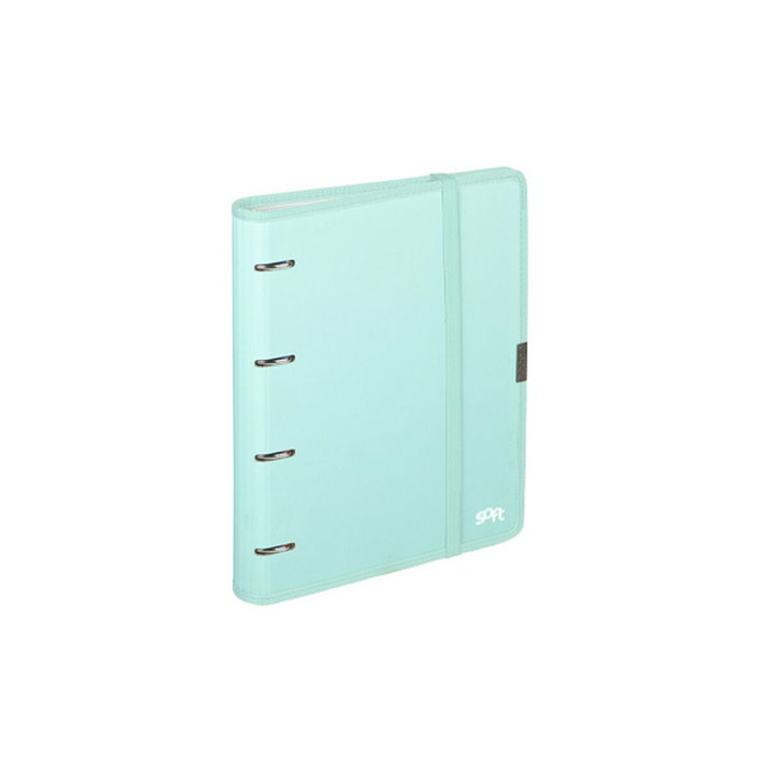 Carchivo Carpeblock Soft A4 Verde Menta con 4 Anillas de 35 mm