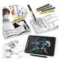 Liscianigiochi KIDS ART Manga Lab - Kit de dibujo manga con tableta LCD para niños mayores de 7 años - AACRX13764