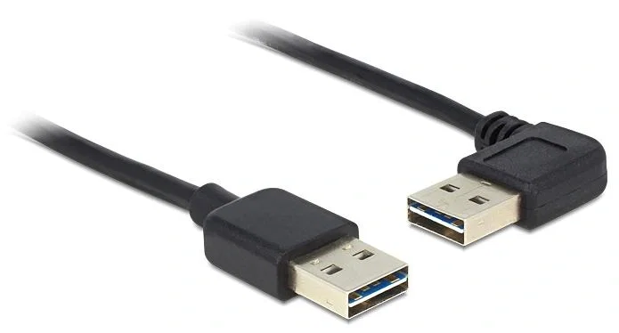 DeLOCK Cable USB 2.0 A a A de 1 m con conector de 90° DeLOCK Cable USB 2.0 A a A de 1 m con conector de 90°
