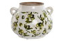 DKD Home Decor Jarrón de Gres Olivo Verde 21x20x16 cm