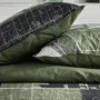 Today Juego de Cama para 2 Personas Algodón Estampado New York Verde 240x220 cm