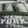 Today Juego de Cama para 2 Personas Algodón Estampado New York Verde 240x220 cm