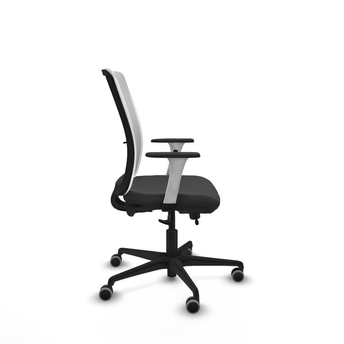 PIQUERAS Y CRESPO Silla de oficina Haches Gris oscuro y Blanco