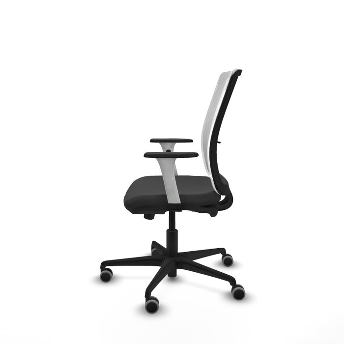 PIQUERAS Y CRESPO Silla de oficina Haches Gris oscuro y Blanco