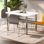 Emuca Tablero para mesa, 1150x750mm, espesor 30mm, Madera, Pintado blanco