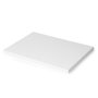 Emuca Tablero para mesa, 1150x750mm, espesor 30mm, Madera, Pintado blanco