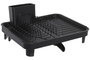 DKD Home Decor Escurreplatos de Metal y PP con Desagüe, Negro
