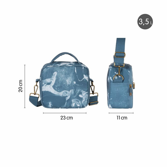 Milan Bolsa Isotérmica Porta Alimentos Serie Lava Azul 3,5L Milan Bolsa Isotérmica Porta Alimentos Serie Lava Azul 3,5L