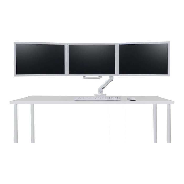 Ergotron 98-009-216 HX Triple Monitor Bow Kit Blanco, Soporte de Pared para 3 Pantallas de hasta 24", 4,6 kg Ergotron 98-009-216 HX Triple Monitor Bow Kit Blanco, Soporte de Pared para 3 Pantallas de hasta 24", 4,6 kg