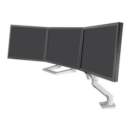Ergotron 98-009-216 HX Triple Monitor Bow Kit Blanco, Soporte de Pared para 3 Pantallas de hasta 24", 4,6 kg