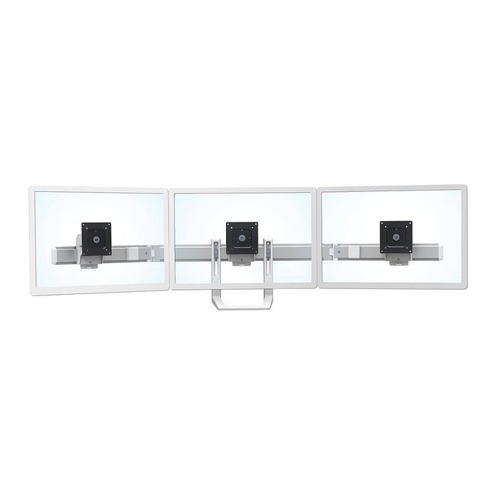 Ergotron 98-009-216 HX Triple Monitor Bow Kit Blanco, Soporte de Pared para 3 Pantallas de hasta 24", 4,6 kg Ergotron 98-009-216 HX Triple Monitor Bow Kit Blanco, Soporte de Pared para 3 Pantallas de hasta 24", 4,6 kg