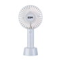 Edm Ventilador de mano recargable Blanco