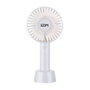 Edm Ventilador de mano recargable Blanco