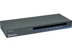 Trendnet KVM Switch de 16 puertos USB/PS/2 con montaje en rack, Negro