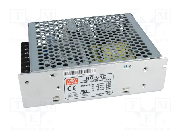 MEAN WELL RQ-65C Alimentador de impulso 65W