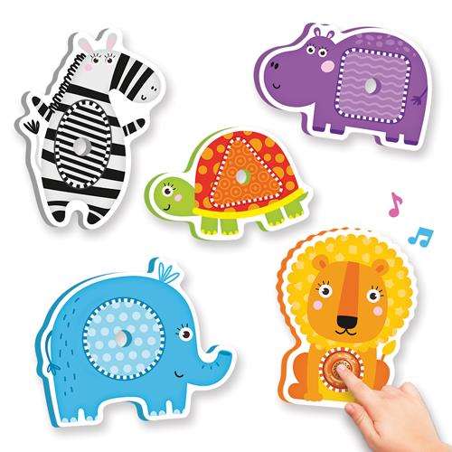 Reig Puzzle Musical Animales de Granja para Bebés a Partir de 3 Meses