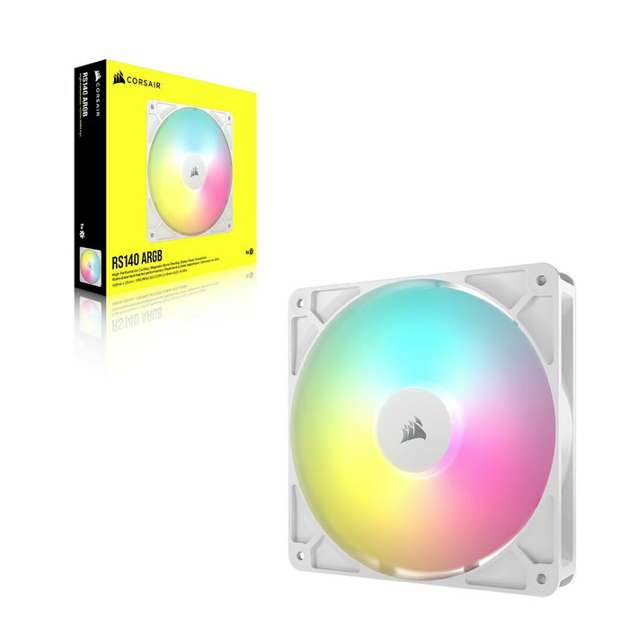 Corsair RS140 ARGB Ventilador de Caja 140 mm Blanco