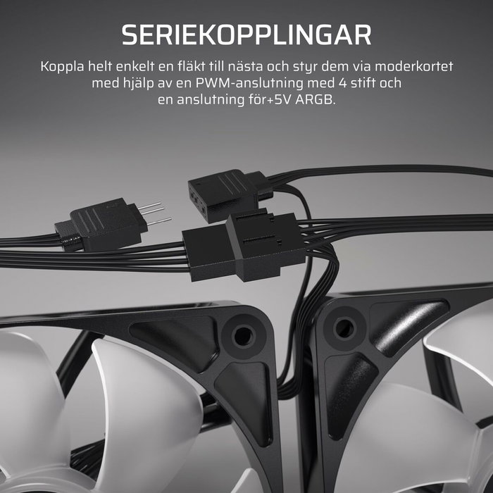 Corsair RS140 ARGB Ventilador de Caja 140 mm Blanco