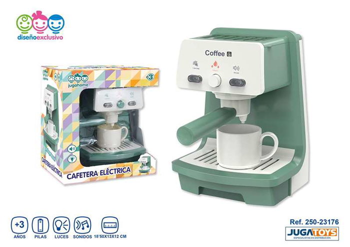 Jugatoys - jugahome Cafetera Eléctrica con taza Jugatoys - jugahome Cafetera Eléctrica con taza