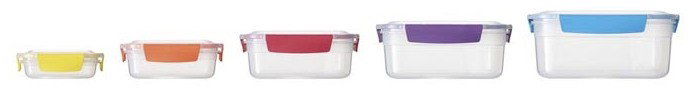 Joseph Joseph Nest Lock Set de 5 recipientes multicolor