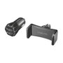 LogiLink Set de Cargador USB para Vehículo y Soporte para Smartphone