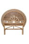 DKD Home Decor Cabecero Cama Balines Bambú y Ratán Natural 175 x 130 x 3 cm