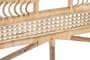 DKD Home Decor Cabecero Cama Balines Bambú y Ratán Natural 175 x 130 x 3 cm