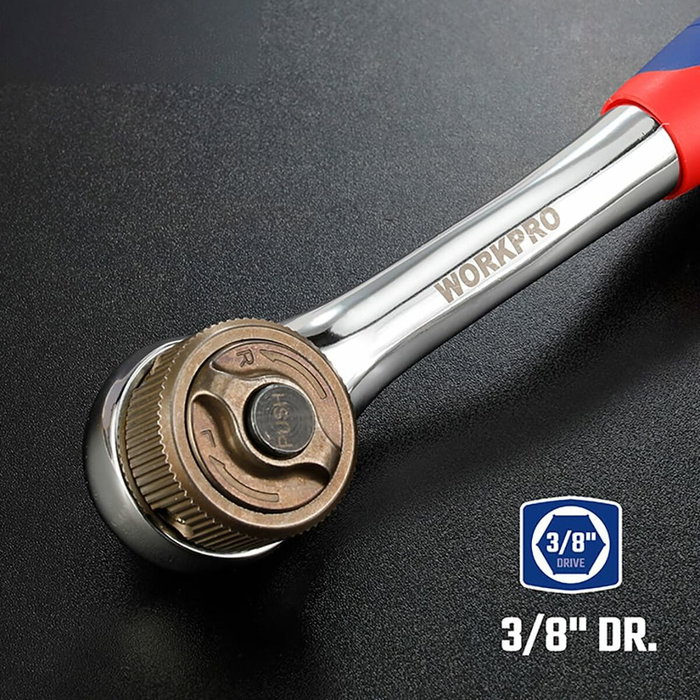 Workpro Llave de carraca 3/8 pulg. doble accionamiento Workpro Llave de carraca 3/8 pulg. doble accionamiento