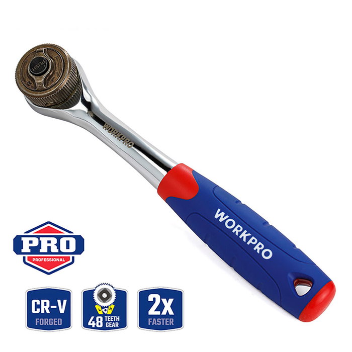 Workpro Llave de carraca 3/8 pulg. doble accionamiento Workpro Llave de carraca 3/8 pulg. doble accionamiento