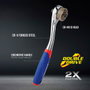 Workpro Llave de carraca 3/8 pulg. doble accionamiento