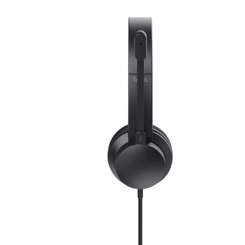 Trust Ayda Auriculares USB con Micrófono ENC Negro
