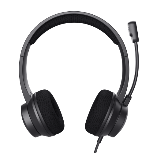 Trust Ayda Auriculares USB con Micrófono ENC Negro