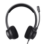 Trust Ayda Auriculares USB con Micrófono ENC Negro