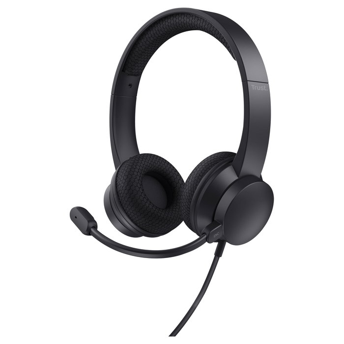 Trust Ayda Auriculares USB con Micrófono ENC Negro